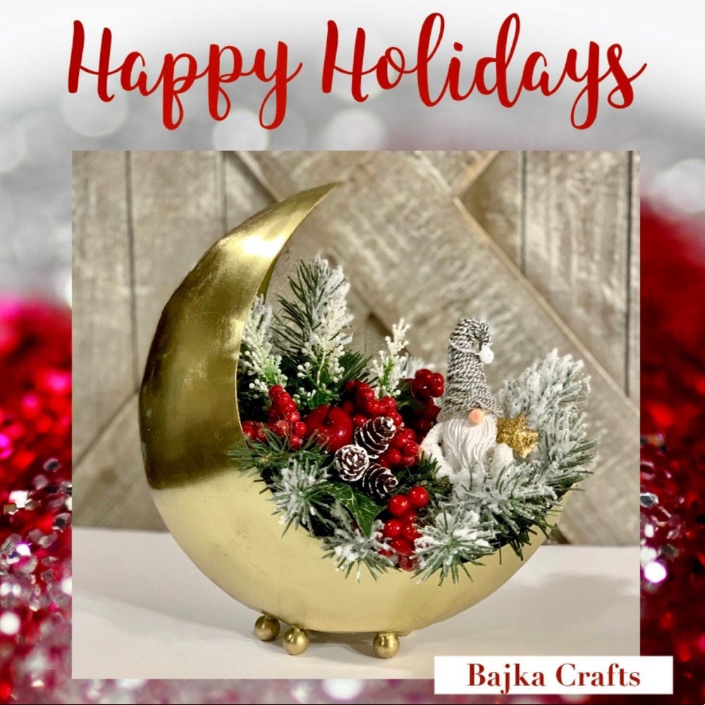 Handmade Moon Centerpiece.